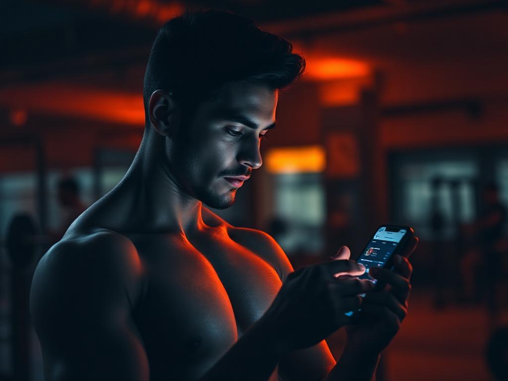 Tracking workout progress on phone